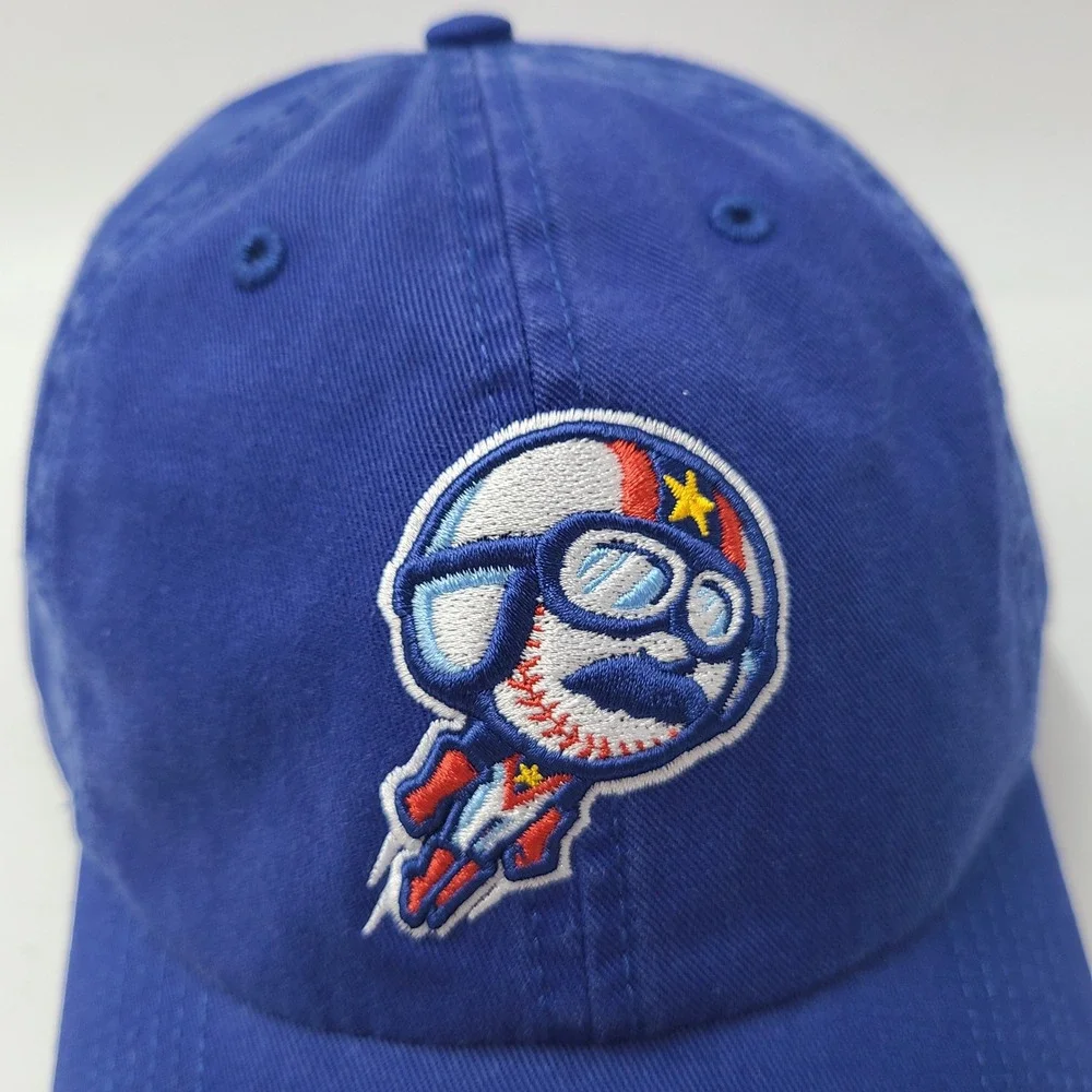 Kannapolis Cannon Ballers Hat Fitted M 47 Brand Franchise Blue MiLB Baseball Men